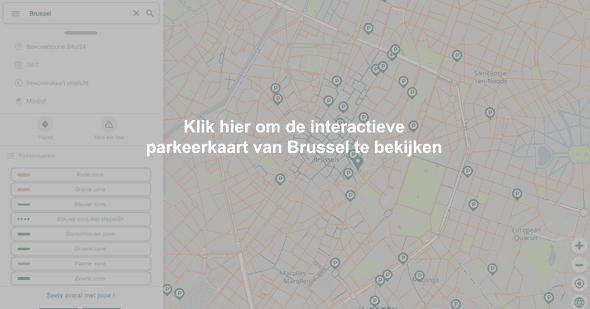 Interactieve parkeerkaart van Brussel - Vind gratis of goedkopere parkeerzones gemakkelijk